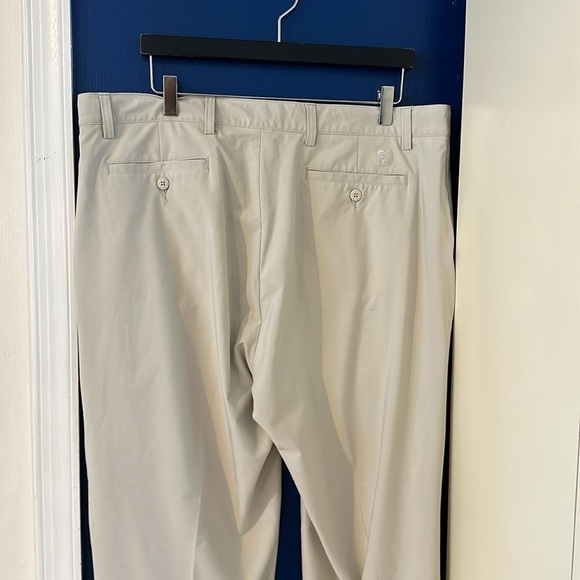 FootJoy Flatfront Polyester & Spandex Stretch Performance Golf Pants Sz 38 x 32 - Picture 5 of 10